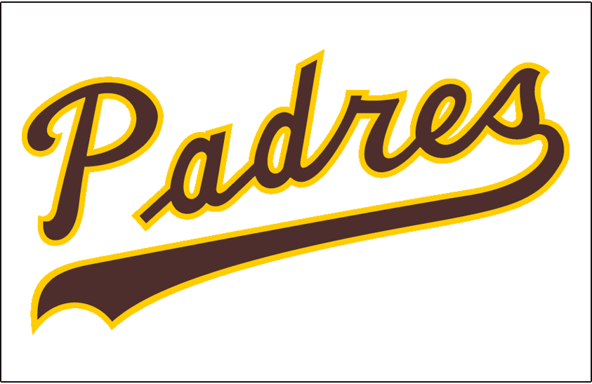 San Diego Padres 1974-1977 Jersey Logo vinyl decal